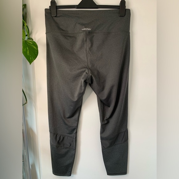 3pc Mondetta/Head Purple and Gray High-Waisted Leggings with Stretchy Fabric - Picture 6 of 10